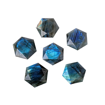 Natural Labradorite Carved Healing Star of David Ornaments PW-WG41086-01-1