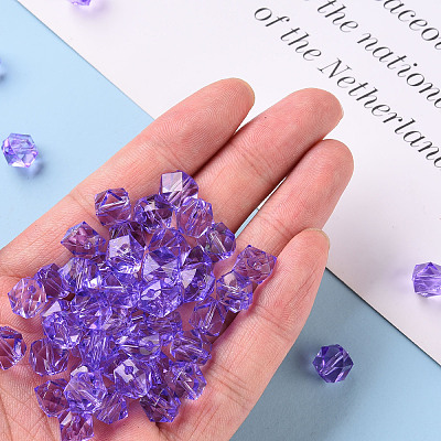 Transparent Acrylic Beads X-TACR-S154-15B-47-1