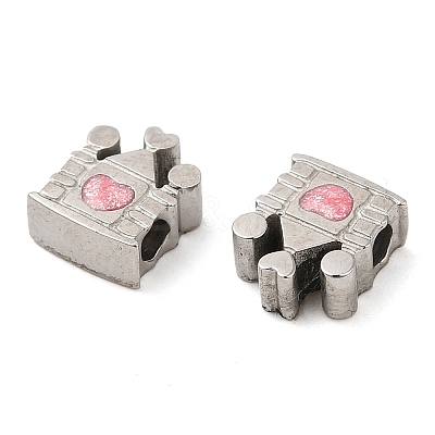 304 Stainless Steel Beads STAS-E198-03P-1