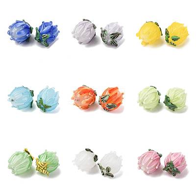 Handmade Lampwork Beads LAMP-F041-02-M-1