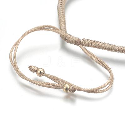 Nylon Cord Braided Bead Bracelets Making X-BJEW-F360-F12-1