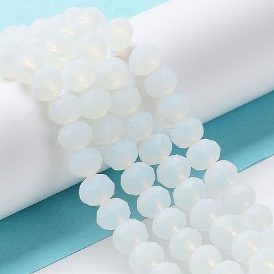 Imitation Jade Solid Color Glass Beads Strands EGLA-A034-J2mm-MD06-1