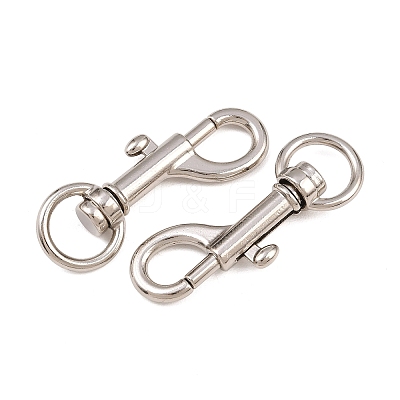 Alloy Swivel Clasps STAS-B121-02P-04-1-1