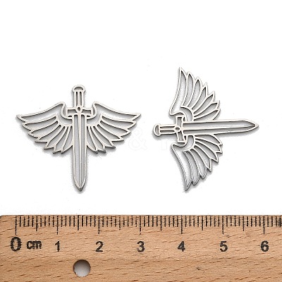 201 Stainless Steel Pendants STAS-Z162-09P-1