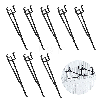 Iron Wall Mounted Mesh Board Pegboard Hook Hangers IFIN-WH0085-17EB-1