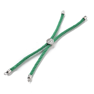 Twisted Nylon Cord Silder Bracelets DIY-B066-03P-16-1