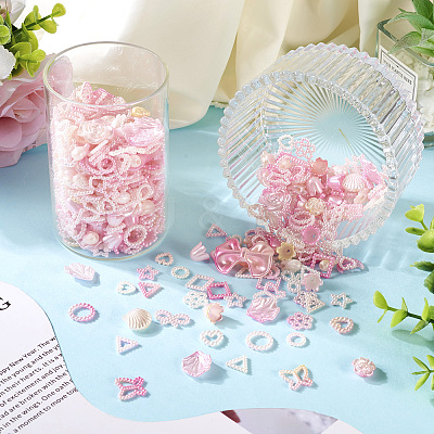 Opaque ABS Plastic Beads FIND-TAC0016-33C-1