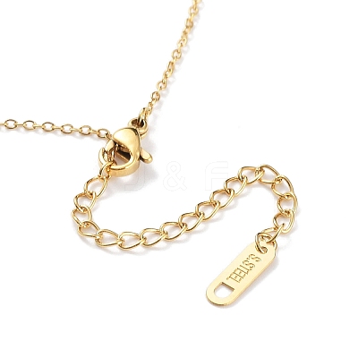 Butterfly Rhinestone Pendant Necklaces NJEW-F318-06G-1