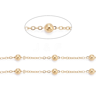 3.28 Feet Ion Plating(IP) 304 Stainless Steel Cable Chains X-CHS-F013-04G-1
