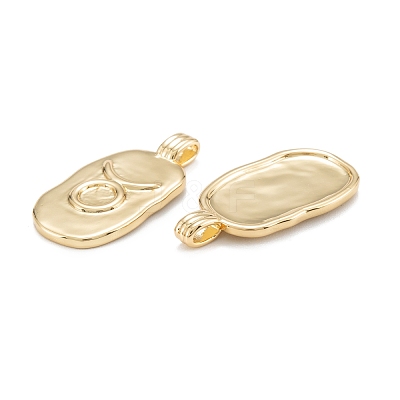 Brass Pendants KK-O140-20G-11-1