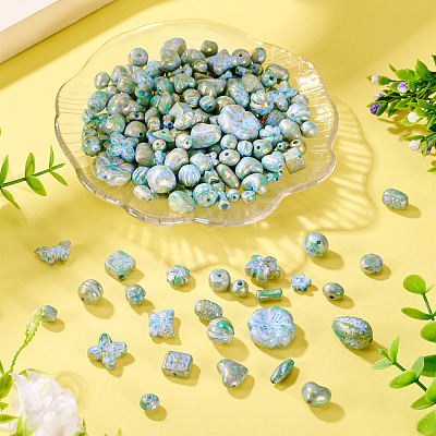 100G Opaque Acrylic Beads OACR-TA0003-75-1