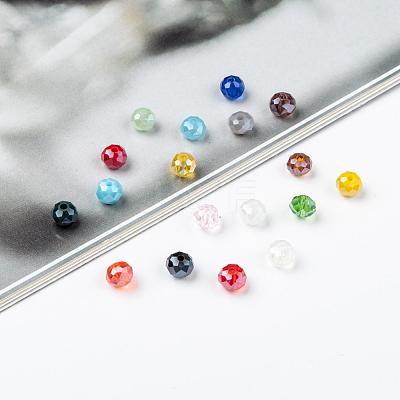 Electroplate Glass Beads EGLA-JP0002-03C-6mm-1