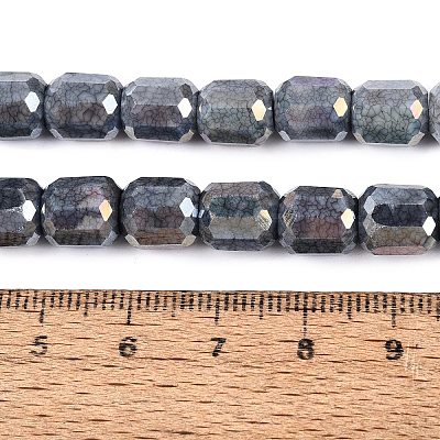Anti-Tarnish Electroplate Glass Beads Strands EGLA-N027-03A-18-1