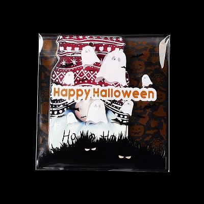 Halloween Theme Plastic Bakeware Bag OPP-Q004-01C-1