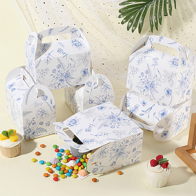 12Pcs Folding Paper Gift Candy Boxes with Die Cut Hole Handle CON-WH20001-18B-1