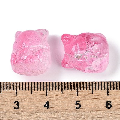 Transparent Spray Paint Glass Beads X1-GLAA-H035-01A-1