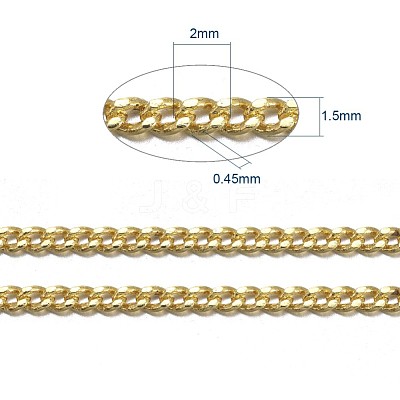 Brass Twisted Chains CHC-S108-G-1