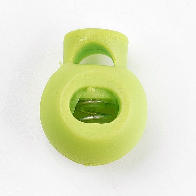Plastic Iron Spring Cord Locks FIND-WH0017-04-1