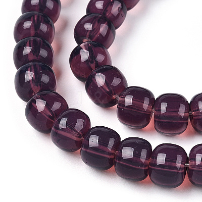 Imitation Jade Glass Beads Strands GLAA-NH0002-A04-1