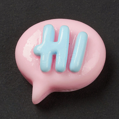 Opaque Resin Cabochons RESI-C032-01J-1