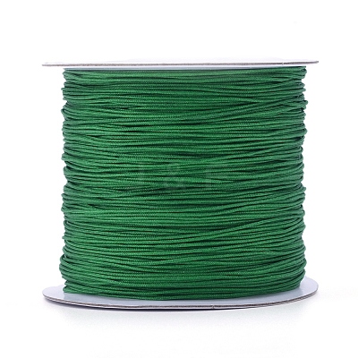 Nylon Braided Cord for Woven Jewelry Making Macrame Craft NWIR-D055-0.6mm-10-1