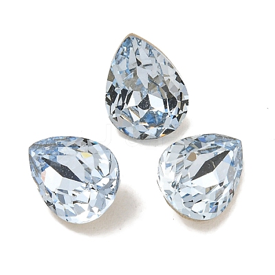 Glass Rhinestone Cabochons RGLA-L029-19C-211-1