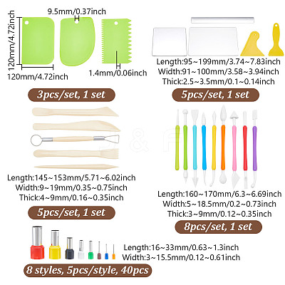 Clay Tool Sets DIY-GA0007-98-1