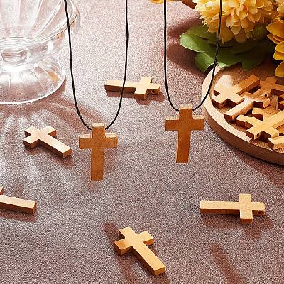 DIY Cross Necklace Making Kit DIY-SC0020-56-1