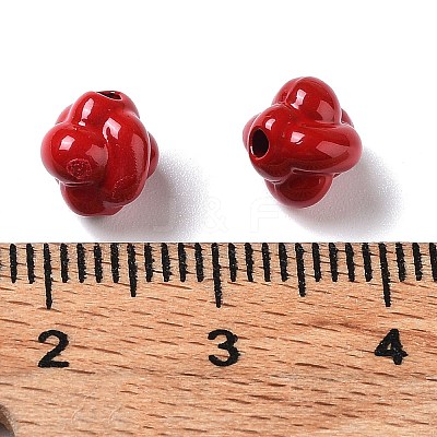 Spray Painted Alloy Bead PALLOY-H134-33-1