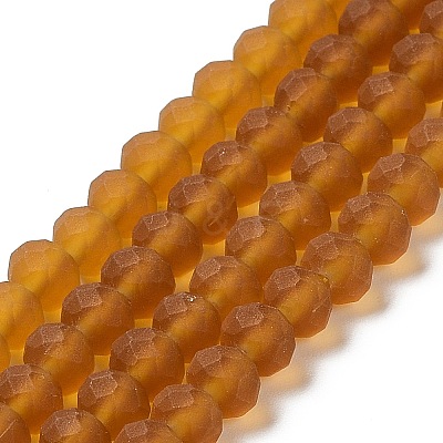 Transparent Glass Beads Strands X-EGLA-A034-T8mm-MD02-1