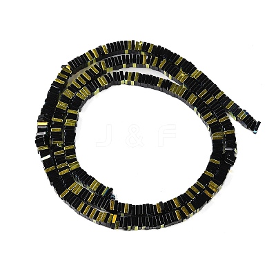 Electroplate Glass Beads Strands GLAA-B023-01A-09-1