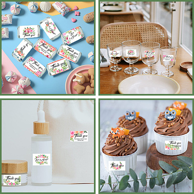 Leaf Paper Self Adhesive Mini Candy Bar Wrappers DIY-WH0604-004-1