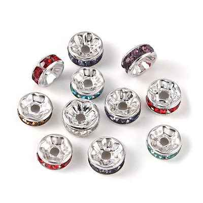 Rhinestone Spacer Beads RB-B009-M-1