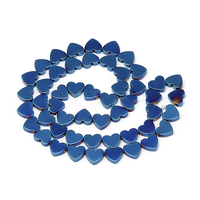 Electroplate Non-magnetic Synthetic Hematite Beads Strands G-T057-12B-1