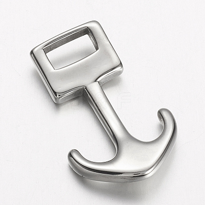 Non-Tarnish 304 Stainless Steel Anchor Hook Clasps STAS-E133-025P-1