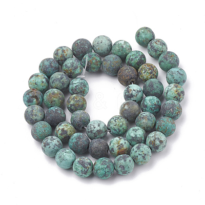 Natural African Turquoise(Jasper) Beads Strands G-T106-205-1