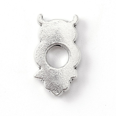Tibetan Style Alloy Bead Frame TIBE-WH0002-07AS-1