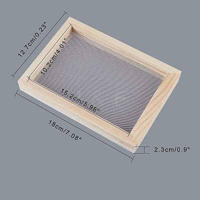 Wooden Paper Making DIY-WH0171-46A-1