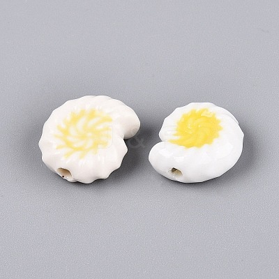 Handmade Porcelain Beads PORC-Q008-03B-1
