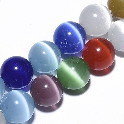 Cat Eye Beads Strands CE-R009-02-14mm-1