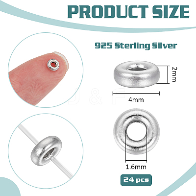 925 Sterling Silver Beads STER-BC0004-21B-P-1