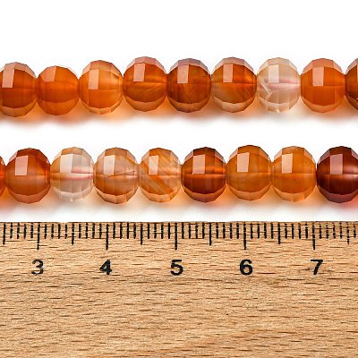 Natural Carnelian Beads Strands G-P587-D06-02-1