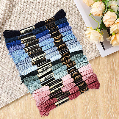 Polyester Embroidery Threads OCOR-WH20074-13B-06C-1