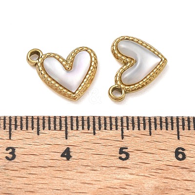Natural Freshwater Shell Pendants SA-CBA11D7-24A-G-1