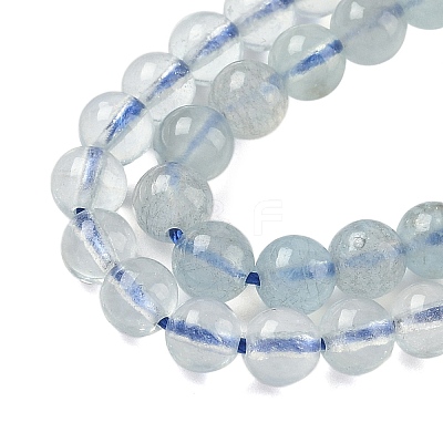 Natural Aquamarine Beads Strands G-D327-B01-5mm-1