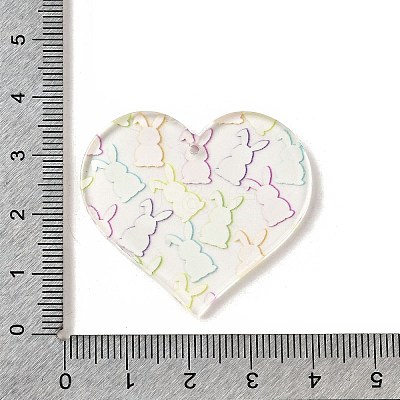 Easter Theme Acrylic Pendants OACR-S003-07B-1