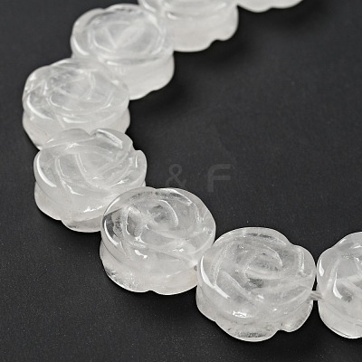Natural Quartz Crystal Beads Strands G-D475-01C-1