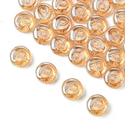 Electroplate Glass Beads EGLA-YW0005-01P-1