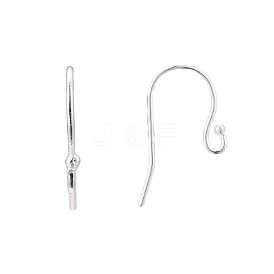 925 Sterling Silver Earring Hooks STER-K167-051B-S-1