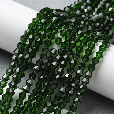 Transparent Glass Beads Strands GLAA-F029-4mm-25-1